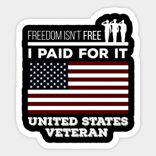 American Veterans Sticker